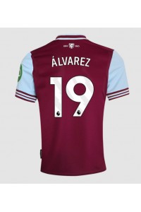 West Ham United Edson Alvarez #19 Voetbaltruitje Thuis tenue 2024-25 Korte Mouw